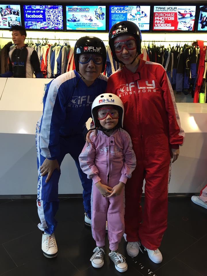 Gearing up at iFly Singapore 